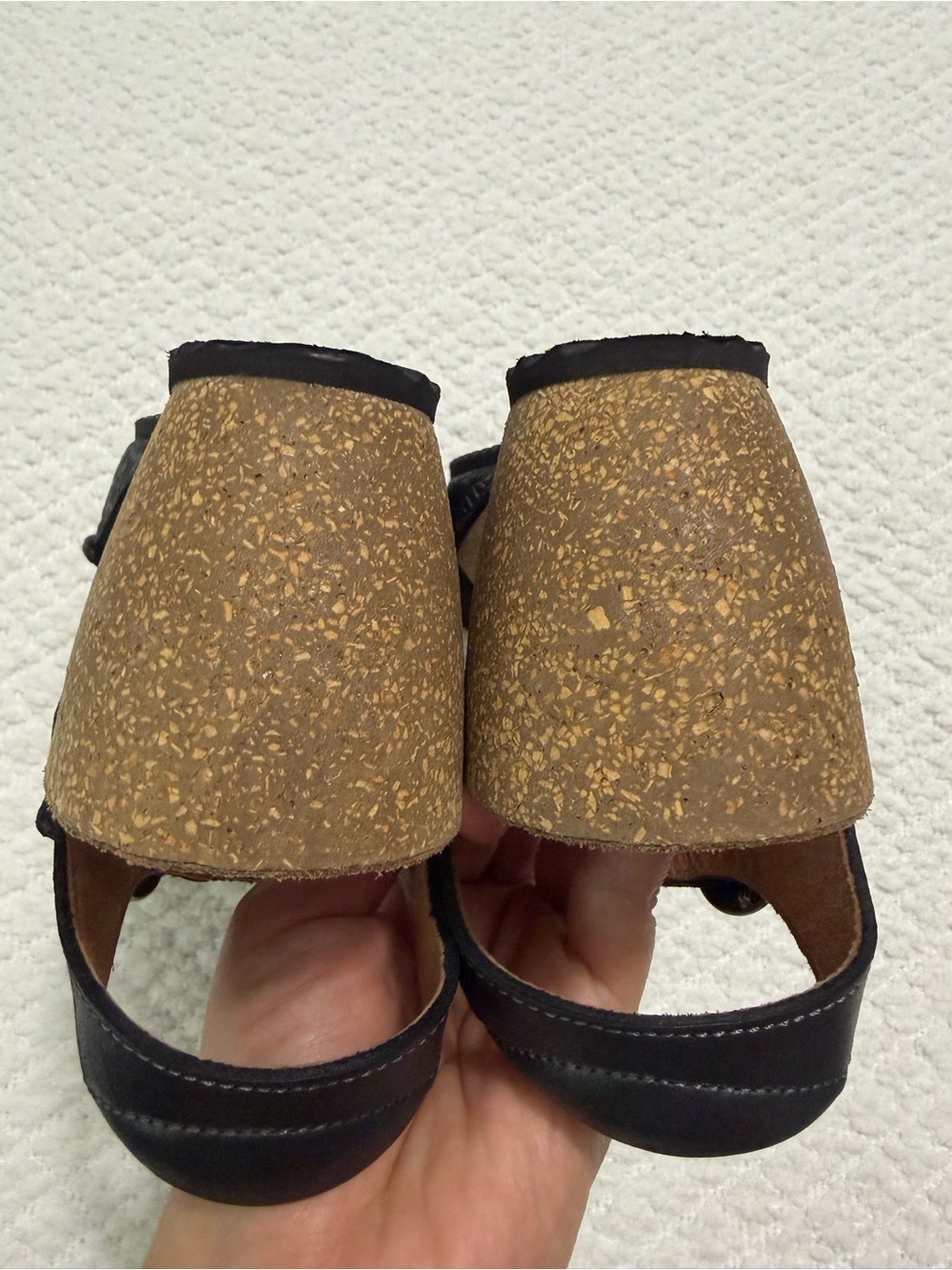 Taos Floral Embossed Leather Adjustable Straps Wedges Women’s Size 9-9.5 - Picture 11 of 13